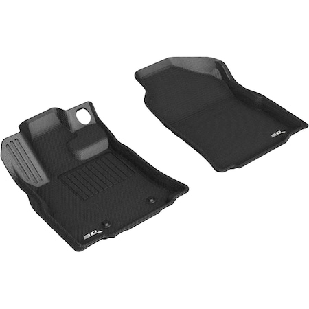 3D Maxpider 1st Row Floor Mat Set for 2019-2021 Subaru Ascent, Black - Kagu L1SB02611509